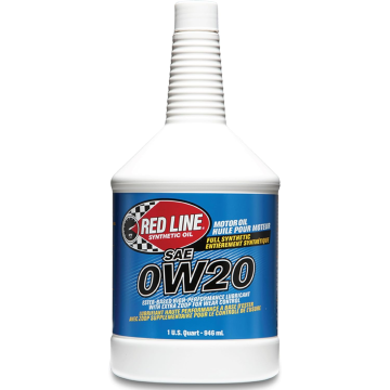 Red Line 11804 Full Synthetic Motor Oil 0W-20 (Quart)